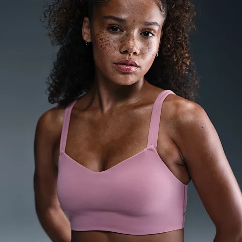 Nike Zenvy Strappy жіноча Light-Support Padded Sports Bra колір фіолетовий
