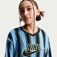 Nike Sportswear Collection Big дитячі Long-Sleeve Mesh Jersey блакитний