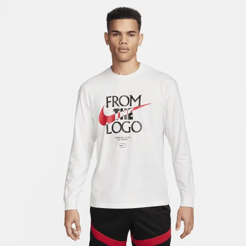 Nike Max90 мужские Long-Sleeve баскетбольные футболка цвет белый