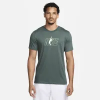NikeCourt мужские Dri-FIT Tennis футболка цвет зеленый