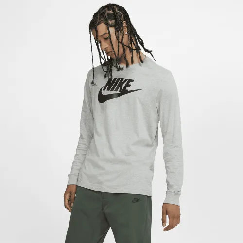 Nike Sportswear мужские Long-Sleeve футболка цвет серый