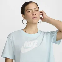 Nike Sportswear Essential жіноча Cropped Logo футболка блакитний