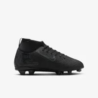 Nike Jr. Mercurial Superfly 10 Club Little/Big дитячі MG High-Top футбольні бутси колір чорний