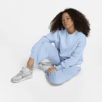 Nike Sportswear Phoenix Fleece женская оверсайз Crew-Neck свитшот синий