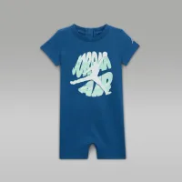 Nike Jordan Air Stacked Baby (0-9M) Romper блакитний
