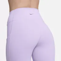 Nike One женская С высокой Талией 7/8 лосины с карманамицвет фиолетовый