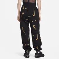 Nike Sportswear женская С высокой Талией Fleece Printed Joggers цвет черный