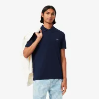 Футболка Lacoste Regular Fit бавовняніBlend Polo DH5522-166 - Синя