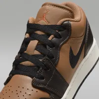 Nike Air Jordan 1 Low SE Big детские Кроссовки цвет коричневый