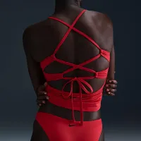 Nike Swim Essential жіноча Sling Bikini Bottom колір червоний
