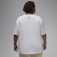 Nike Jordan жіноча Graphic Girlfriend футболка (великі розміри) колір білий