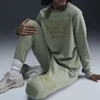 Nike Sportswear Club Fleece женская Mid-Rise Joggers цвет зеленый