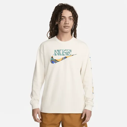 Nike Sportswear мужские Long-Sleeve Max90 футболка цвет белый