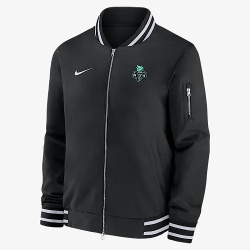 New York Liberty мужские Nike WNBA Bomber Куртка цвет черный