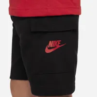 Nike Sportswear Little дитячі Cargo шорти комплект колір чорний