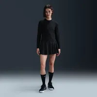 NikeCourt Advantage жіноча Dri-FIT Mid-Layer Tennis Top колір чорний