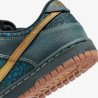 Nike Dunk Low Big детские Кроссовки цвет зеленый