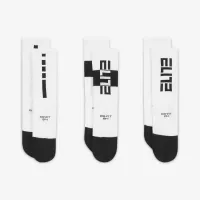 Nike Elite детские баскетбольные Crew носки (3 пары) цвет белый
