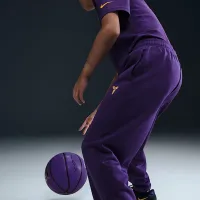 Nike Kobe Big детские Therma-FIT Pants цвет фиолетовый