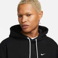 Nike Solo Swoosh чоловічі French Terry Pullover Толстовка з капюшоном колір чорний