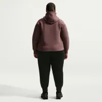 Nike Sportswear Tech Fleece Windrunner жіноча Full-Zip Толстовка з капюшоном (великі розміри) колір коричневий