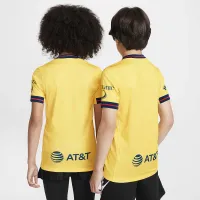 Club Америка 2024/25 Stadium Home Big детские Nike Dri-FIT Soccer Replica Jersey Yellow