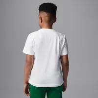 Nike Jordan Big дитячі Signature футболка колір білий