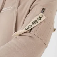 Кофта/футболка Alpha Industries Organics EMB Hoody 118350627 - бежевая