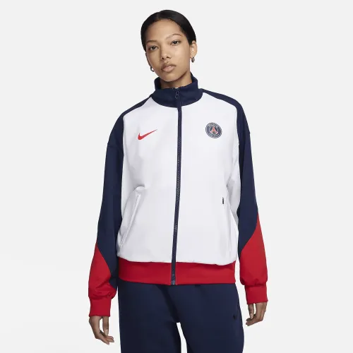 Paris Saint-Germain Strike женская Nike Dri-FIT Soccer Куртка цвет белый