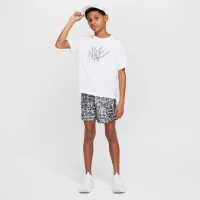 Nike Multi Big детские (для мальчиков) Dri-FIT Woven шорты цвет серый