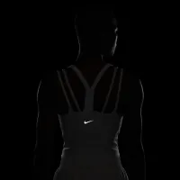 Nike One Fitted женская Dri-FIT Strappy Cropped Tank Top цвет белый