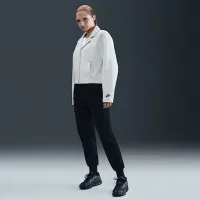 Nike Sportswear Tech Fleece женская Tailoцвет красный Куртка цвет серый
