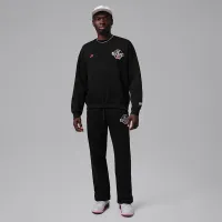 Nike Jordan Brooklyn мужские Crew-Neck свитшот цвет черный