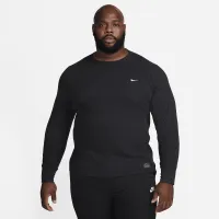 Nike Life чоловічі Long-Sleeve Heavyweight Waffle Top колір чорний