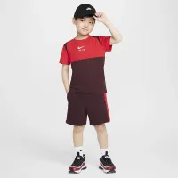 Nike Air Little дитячі 2-Piece Fleece шорти комплект колір червоний
