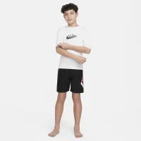 Nike Swim Scribble Big детские (для мальчиков) Short-Sleeve Hydroguard цвет белый