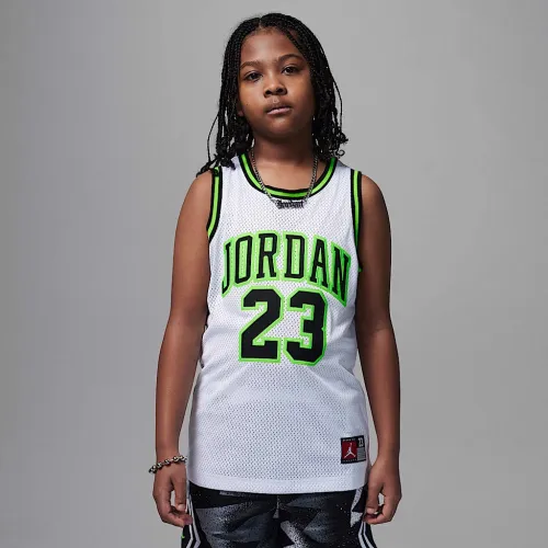 Nike Jordan Big детские 23 Jersey цвет зеленый