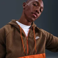 Nike Sportswear Club чоловічі Winterized Top колір коричневий