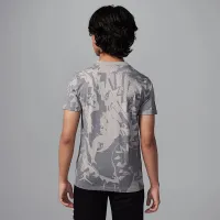 Nike Jordan Big детские Hi-Vis Printed футболка цвет серый