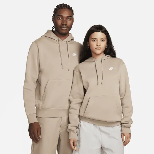 Nike Sportswear Club Fleece Pullover Толстовка з капюшоном колір коричневий