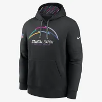 Los Angeles Chargers Crucial Catch Club чоловічі Nike NFL Pullover Толстовка з капюшоном колір чорний