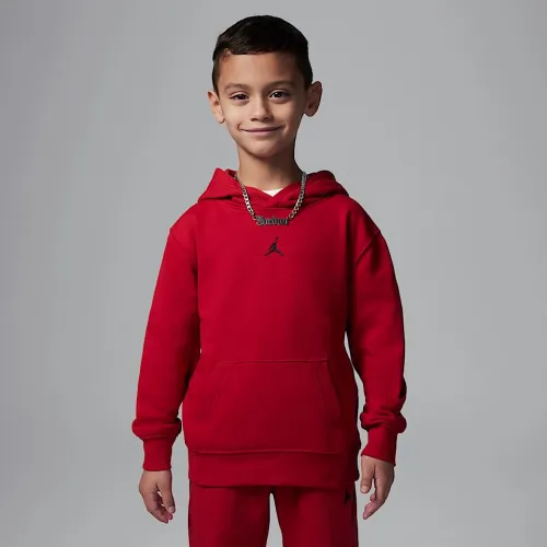 Nike Jordan Dri-FIT Sport Little детские Crossover Pullover Толстовка с капюшоном цвет красный