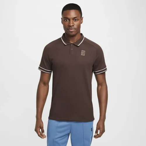 NikeCourt Heritage чоловічі Tennis Polo колір коричневий