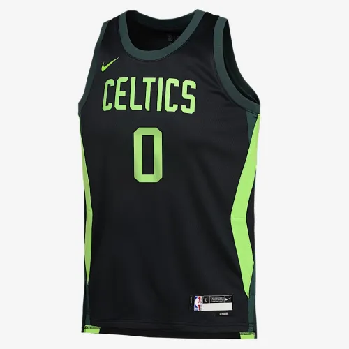 Jayson Tatum Boston Celtics 2024/25 City Edition Big дитячі Nike Dri-FIT NBA Swingman Jersey колір чорний