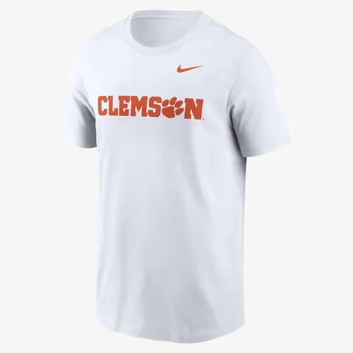 Clemson Tigers Primetime Wordmark чоловічі Nike College футболка колір білий