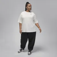 Nike Jordan Essentials жіноча Girlfriend футболка (великі розміри) колір білий