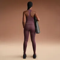 NikeSKIMS Matte жіноча Mock-Neck Racerback Tank Top колір червоний