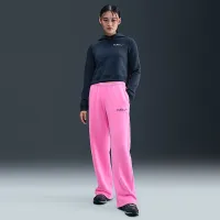 Nike Sportswear Phoenix Fleece жіноча Straight-Leg Sweatpants Pink