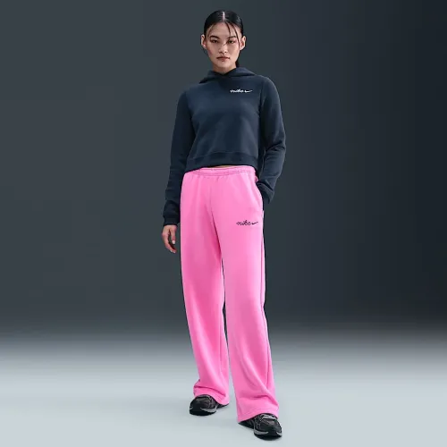 Nike Sportswear Phoenix Fleece жіноча Straight-Leg Sweatpants Pink