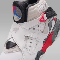 Nike Jordan 8 Retro Little детские Кроссовки цвет белый